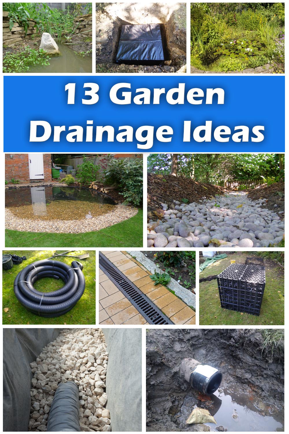 Garden drainage ideas