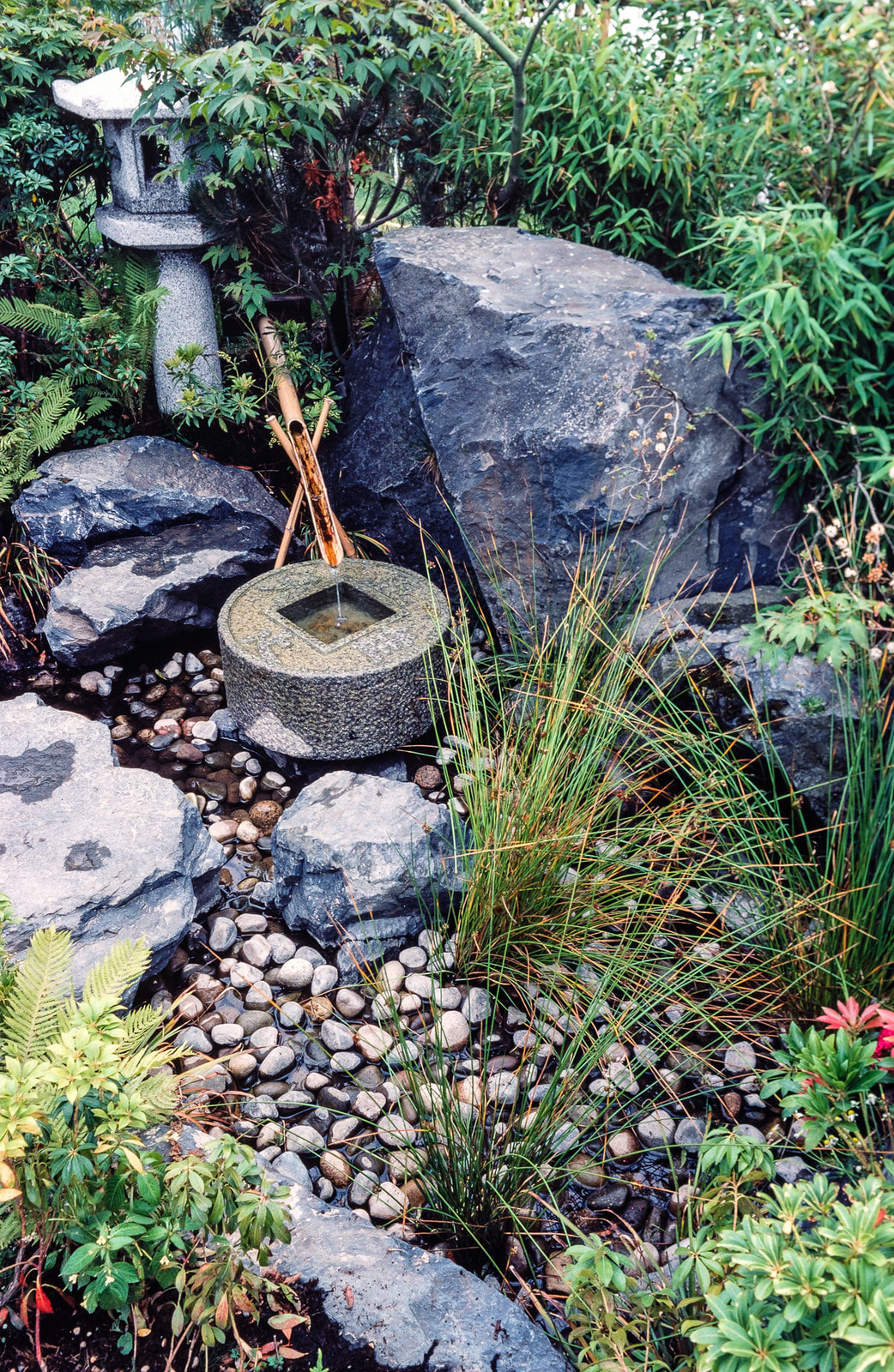 Japanese water feature landscaping