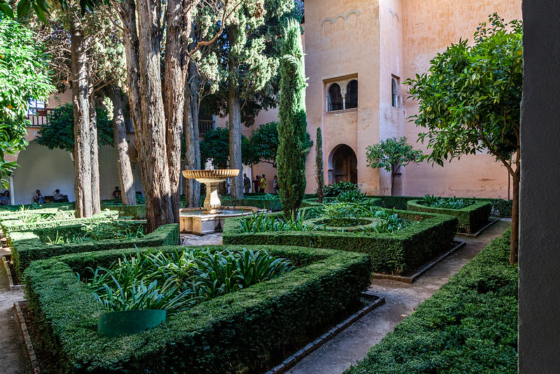 Italian courtyard garden