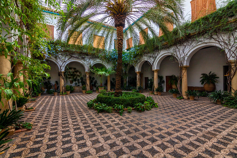enclosed Arab garden