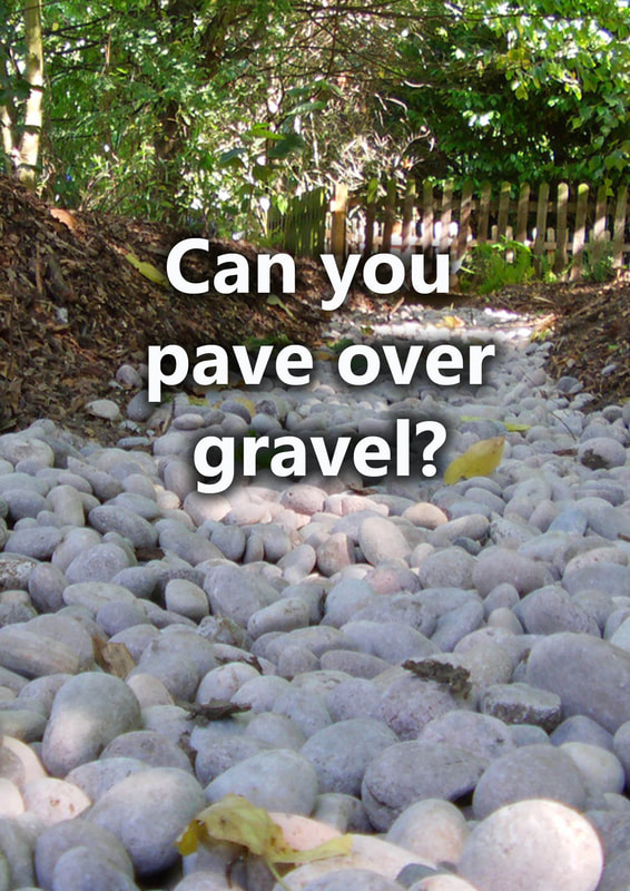 can you pave over gravel