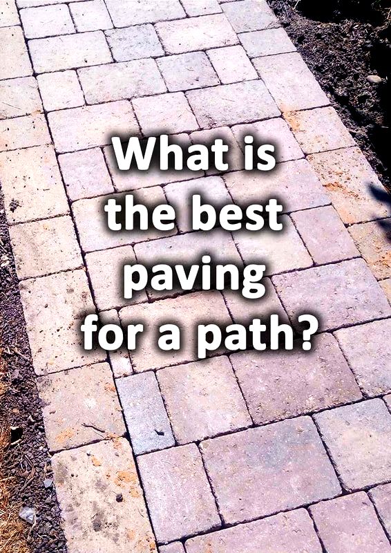 What is the best paving for a path