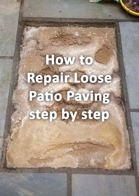 How to repair loose patio paving