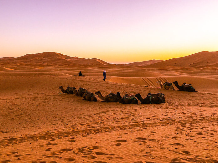 Berber in desert