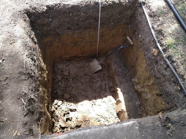 Soakaway excavation depth