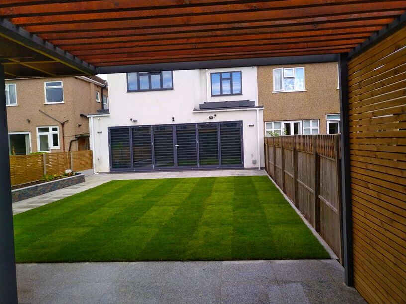 Perfectly level lawn