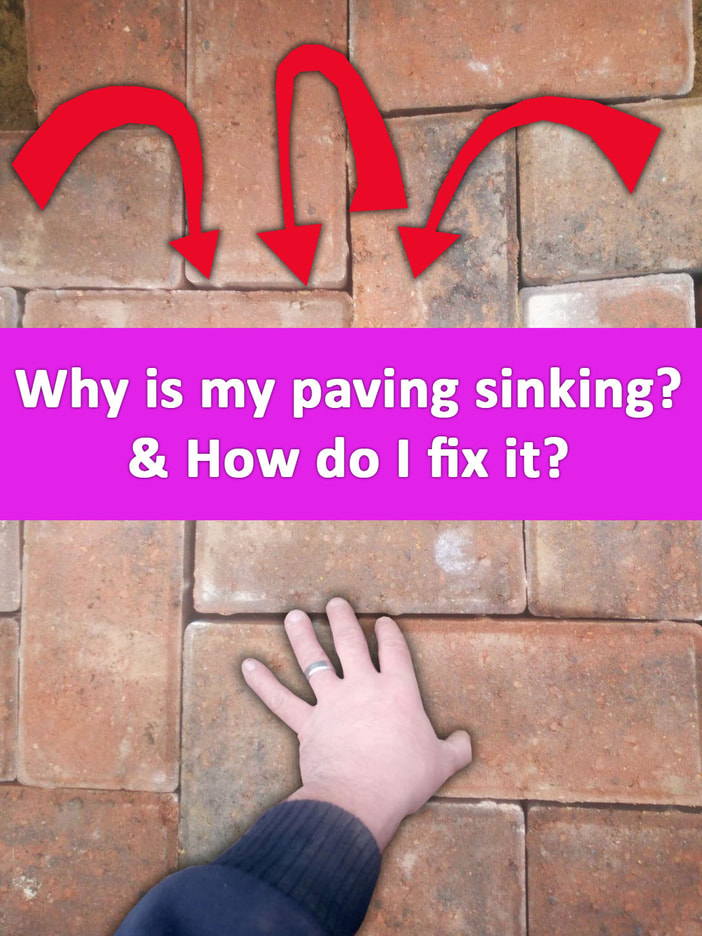 Why is my paving sinking? 