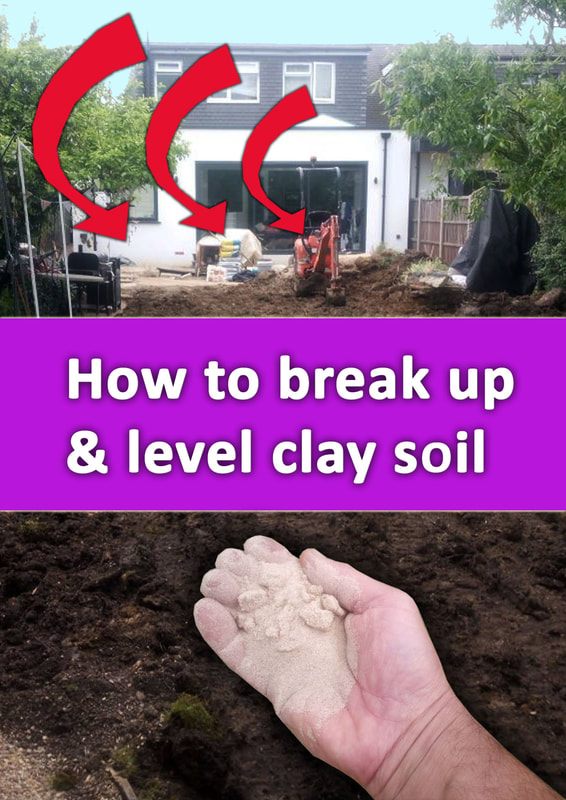 How to break up and level clay soil