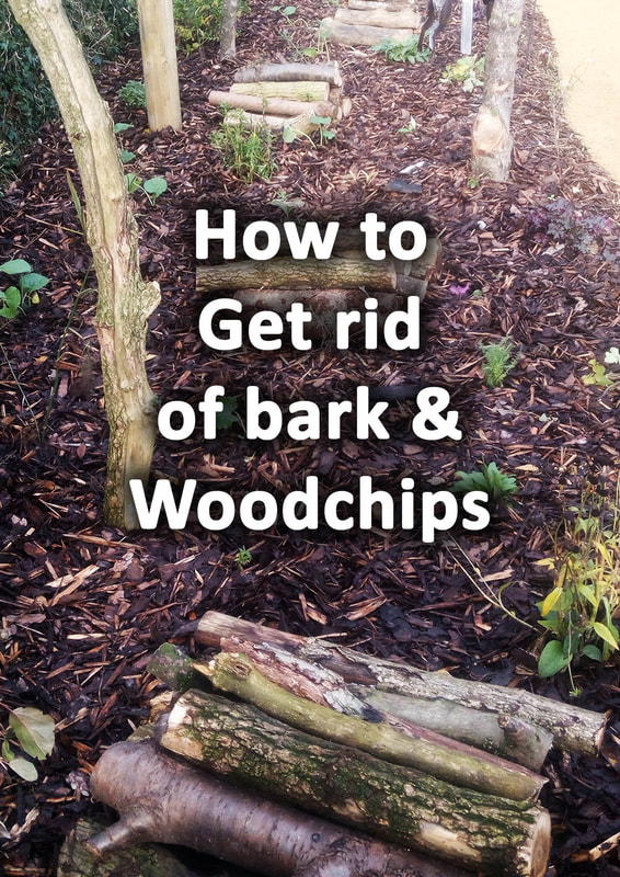 How to get rid of bark and woodchips
