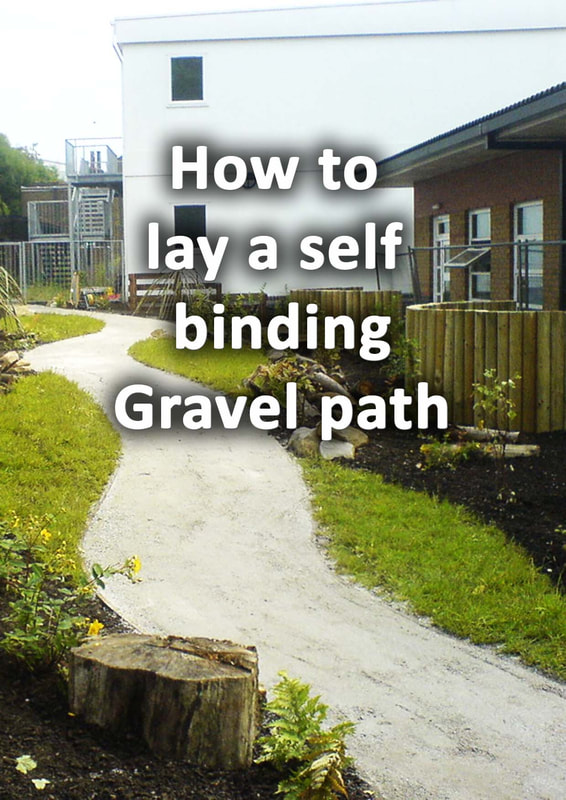 How to lay a self binding gravel path