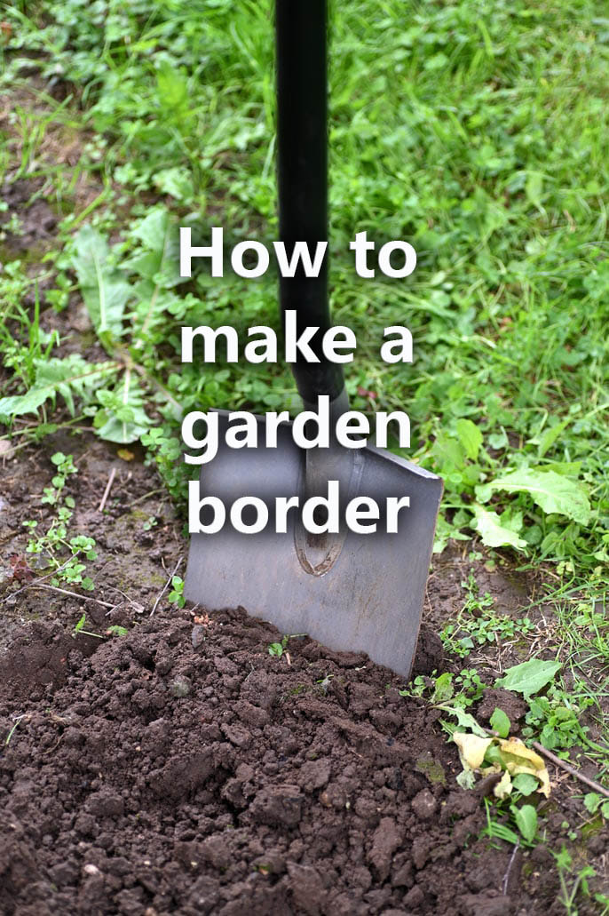 How to make a garden border