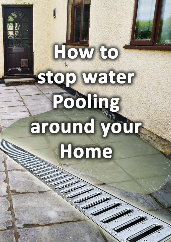 How to stop water pooling around your house