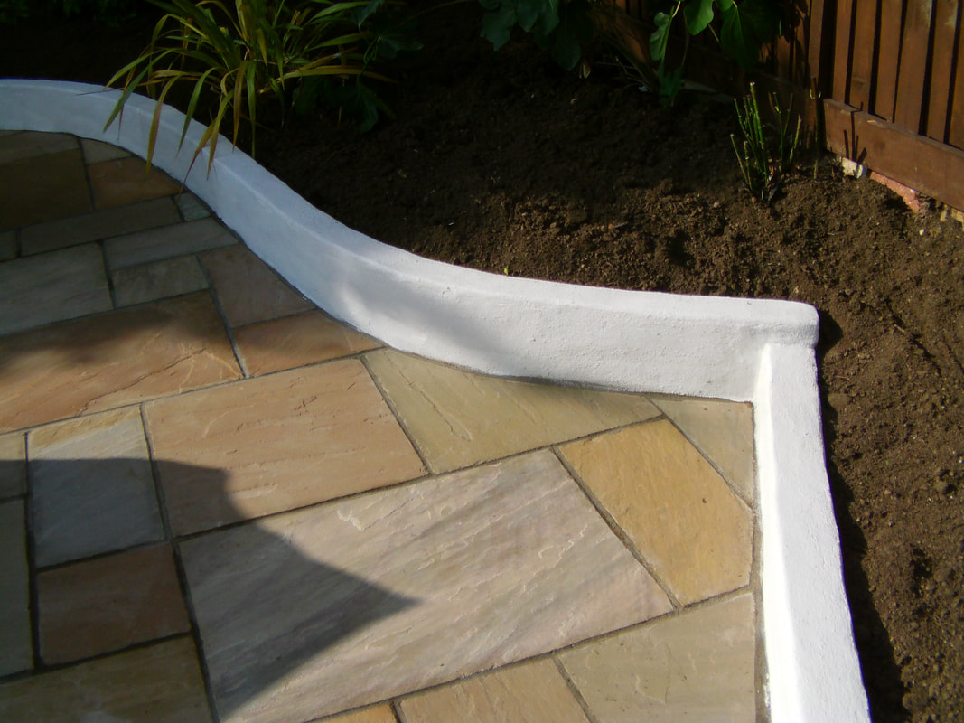 Indian sandstone with edging