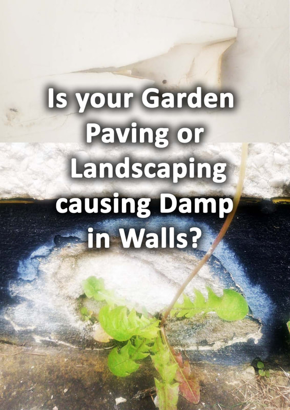 is your paving causing damp in walls