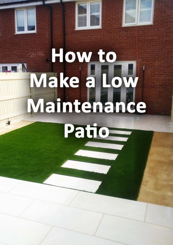 Low maintenance patio