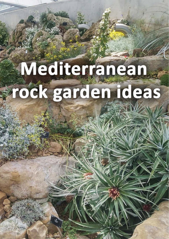 Mediterranean rock garden ideas