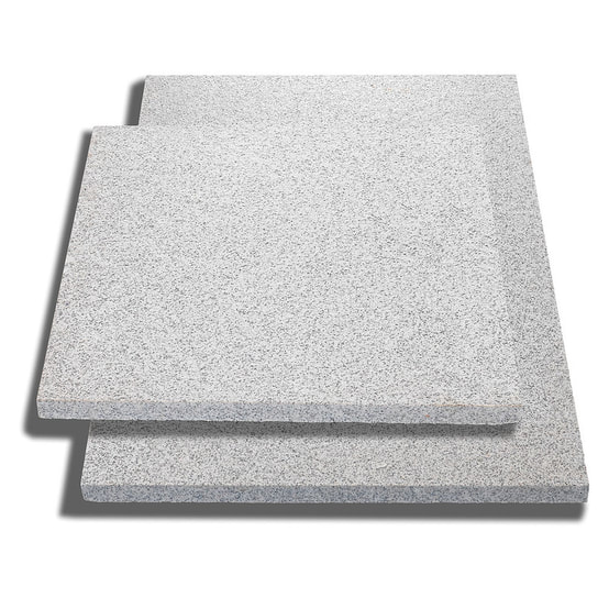 textured granite paving