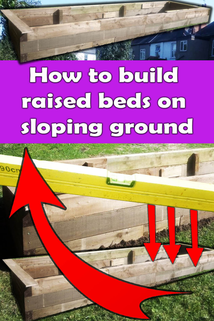 How to build raised beds on a slope