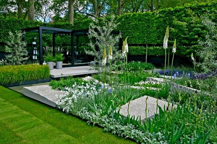 modern cottage garden