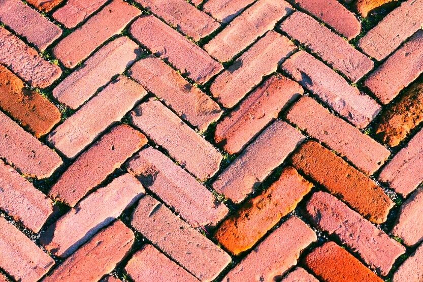 Brick paving