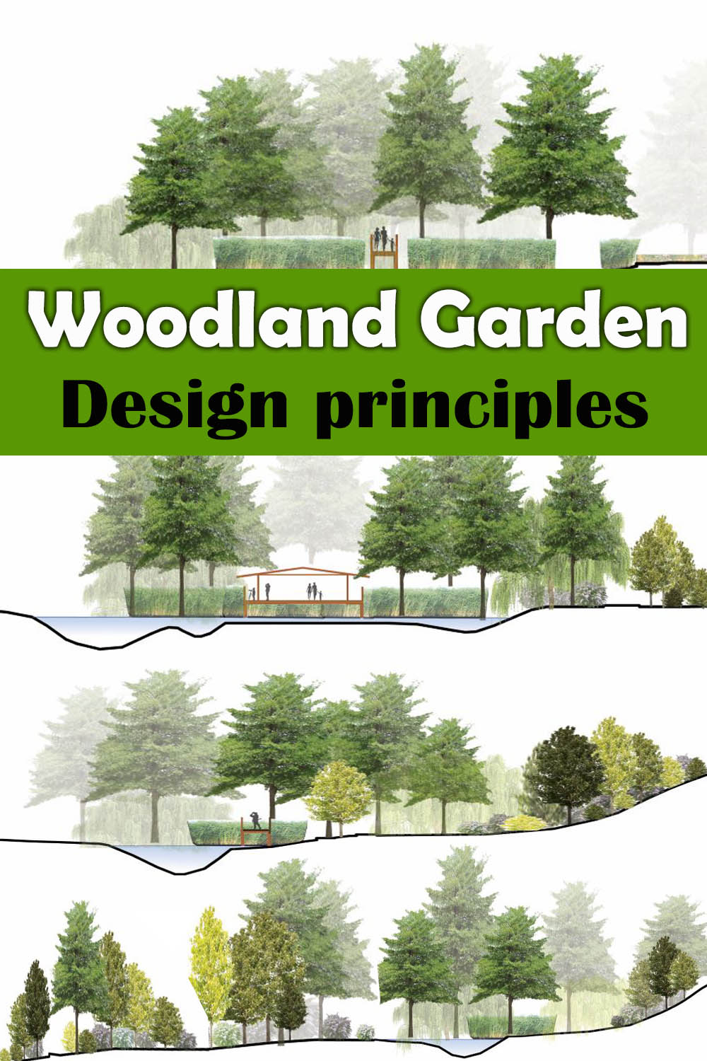 Woodland garden design